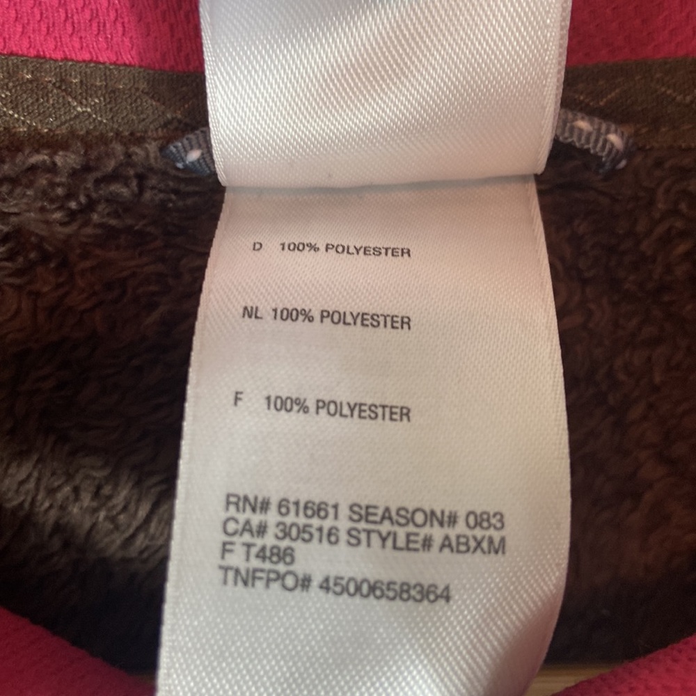 The North Face Chocolate Brown Teddy Quarter Zip - Picture 9 of 10